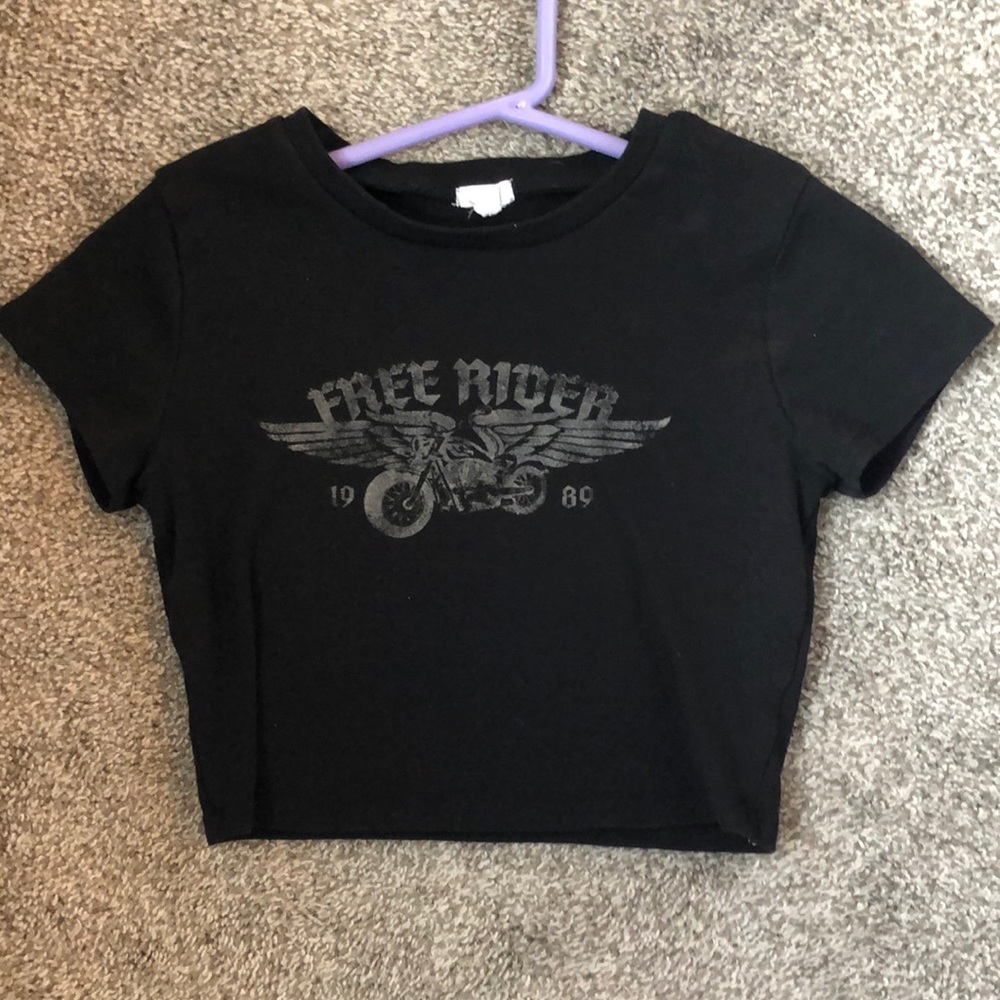 Garage cropped tee